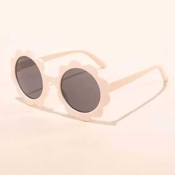 Girls Flower Design Fashion Sunglasses