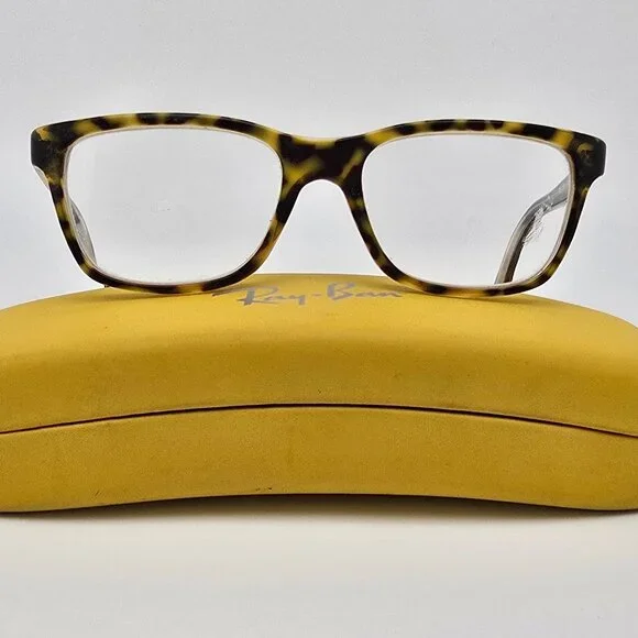 Ray-Ban Kids RB1536 3602 Dark Havana Eyeglasses Frame w/ Flexhinge and Case 48mm