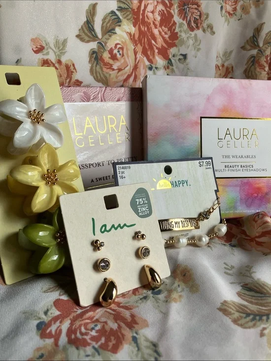 Laura Geller-& Watercolor Multi Eyeshadow Palettes& travel, face, & eye palette