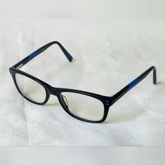 Nike Youth Unisex 5538G 013 49-17 (L) 135 Eyeglasses Navy Blue gray multicolored