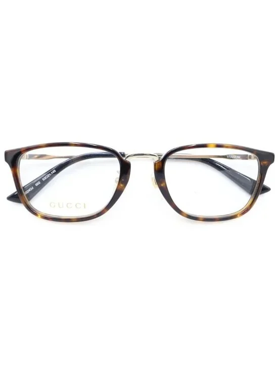 Gucci Lightness Bumblebee Square Eyewear Brown