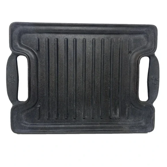 Emeril Cast Iron Enameled Reversible‎ Grill Griddle All-Glad With Handles 14x10