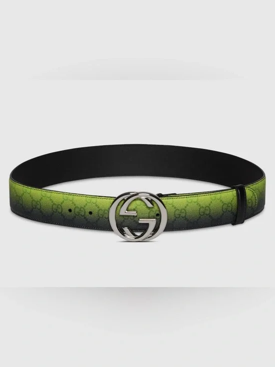 Gucci Chroma Interlocking GG Monogram Belt