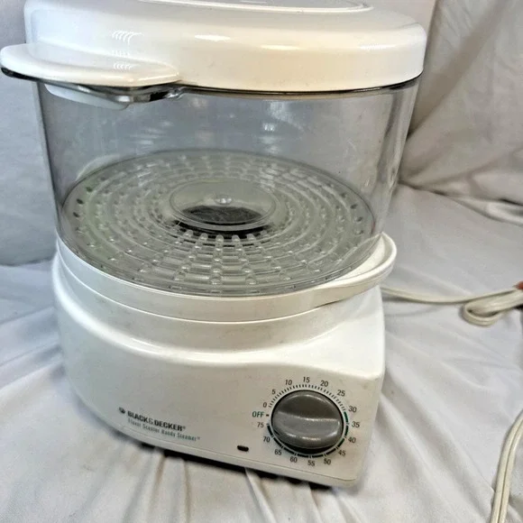 VTG Black & Decker HS800 Flavor Scenter Handy Steamer/Rice Cooker (1991) TESTED