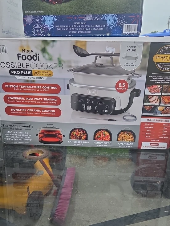 Ninja Foodi Pro Plus 8.5 Quart Multi-Cooker in White