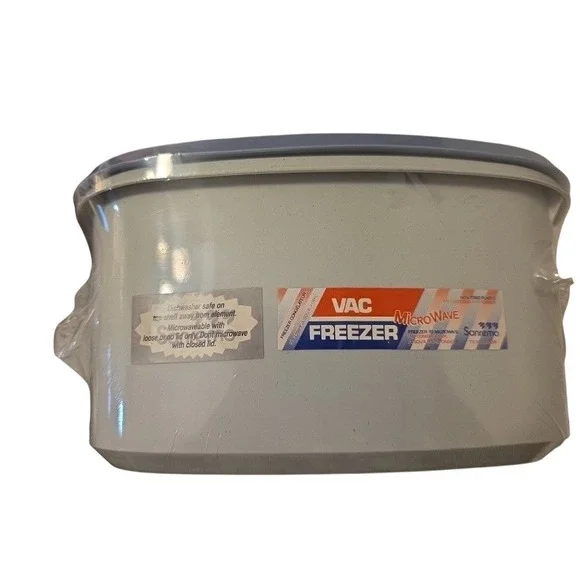 Sanremo Vac Freezer Microwave Food Storage Containers Gry Ref 520 Made in Brazil