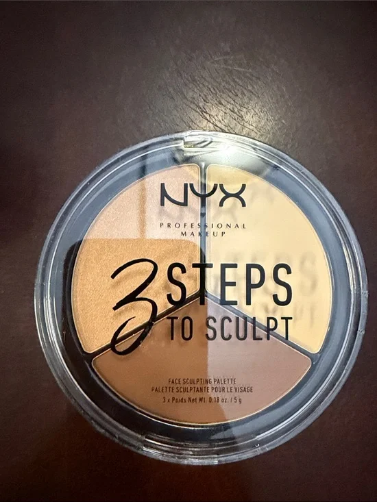 NYX 3 Steps To Sculpt Palette - Bronze, Tan, Cream