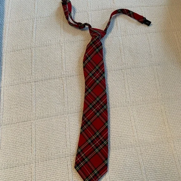 Christmas Plaid Kids tie