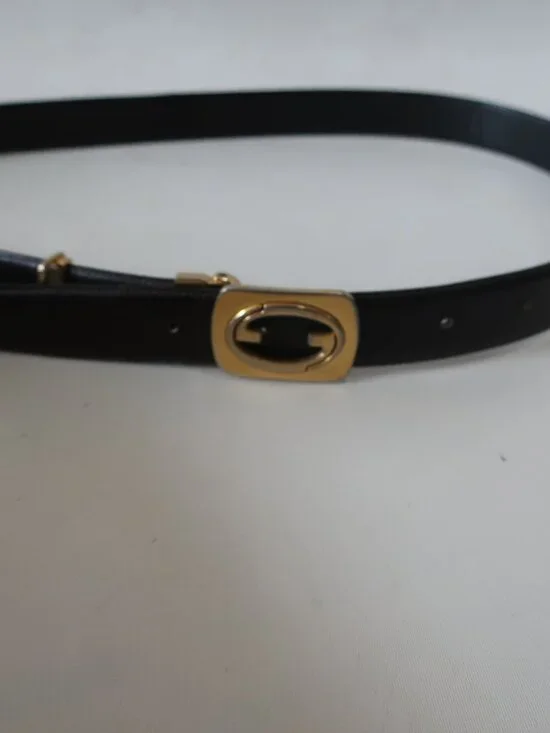 Mens Gucci Vintage Brown Leather Belt W/Gold Hardware L