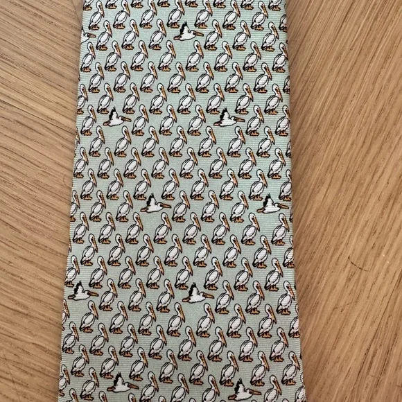 NOLA COUTURE Green Boy’s Pelican Tie
