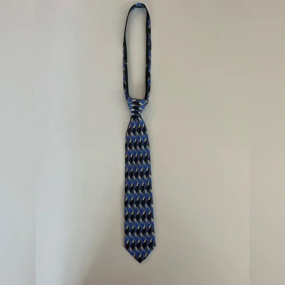 Van Heusen Stain Resistant Boys Tie Geometric Print
