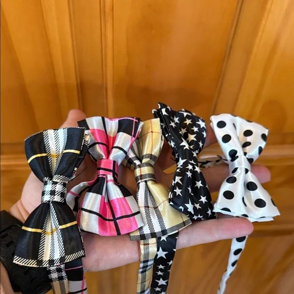 Kids Bow Tie Set - Plaid, Pink, Yellow, Star, Polka Dot