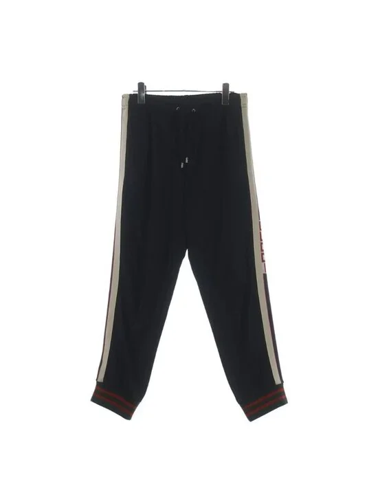 Gucci Kunical Jersey Side Line Jogging Pants Black