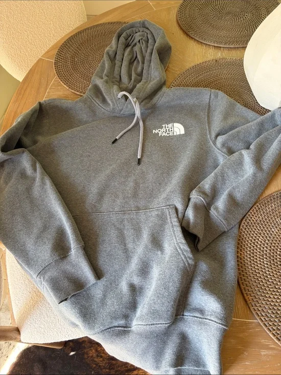 The North Face Men's Heather Gray Crewneck Hoodie