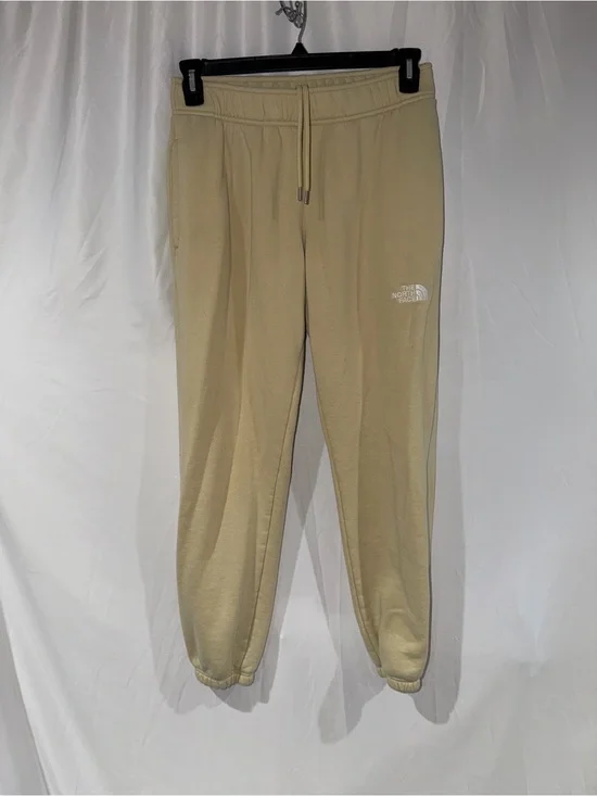 The North Face Sweatpants Tan Fleece Jogger Pants Full Length Bottoms M