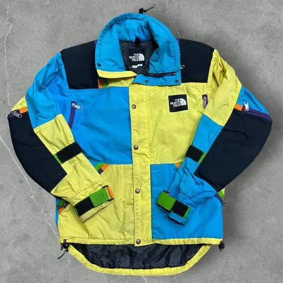 The North Face Vintage 90s Ski Eva Colorblock Jacket Nylon Men's Size Small