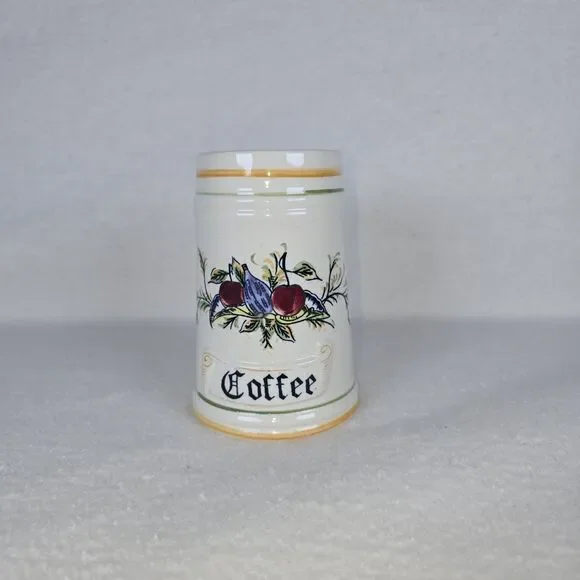 Vintage Coffee Container Canister Italia by Arnart Japan No Lid
