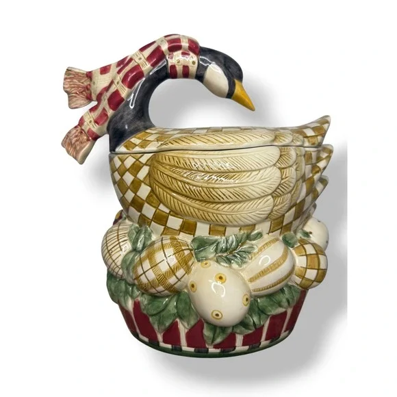 Sakura Debbie Mumm 12 Days of Christmas Cookie Jar 