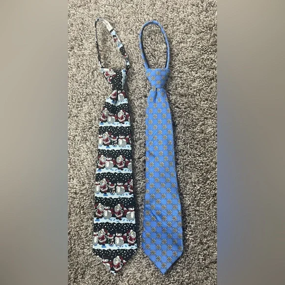 Children’s ties (Christmas plus Blue tie)