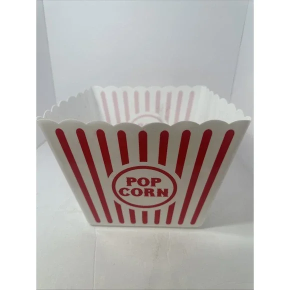 TheLeague Large Plastic Popcorn Container/Bucket- 8.75