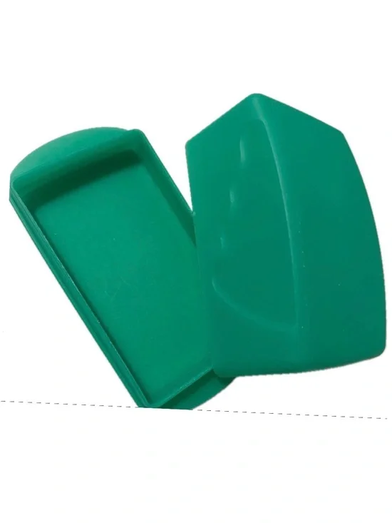 Tupperware Impressions 1 lb. Butter Dish Vintage Teal Green
