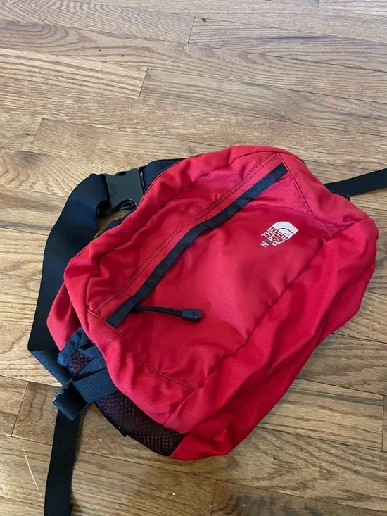 The North Face Red Lumbar Fanny Pack - Vintage 90s Nylon Men’s