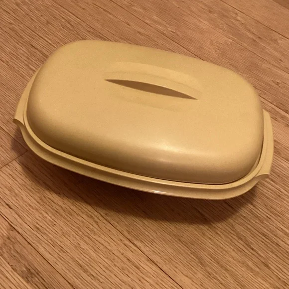 Tupperware Gold Food Storage Container