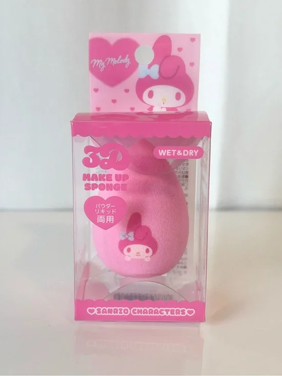 My Melody Wet and Dry Make-Up Sponge Beauty Blender NWT Japan Exclusive