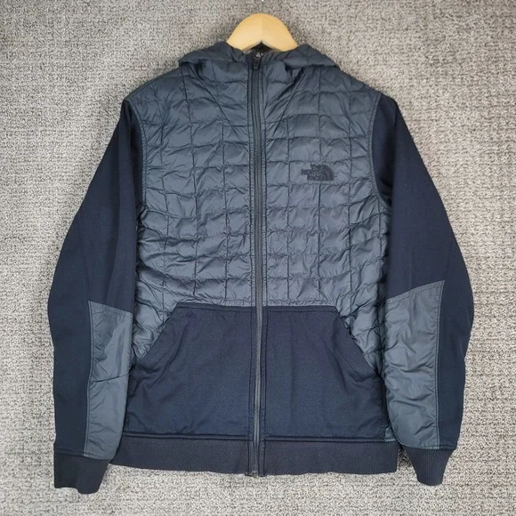 The North‎ Face Mens Kilowatt Thermoball Hybrid Hoodie Full Zip Jacket Black