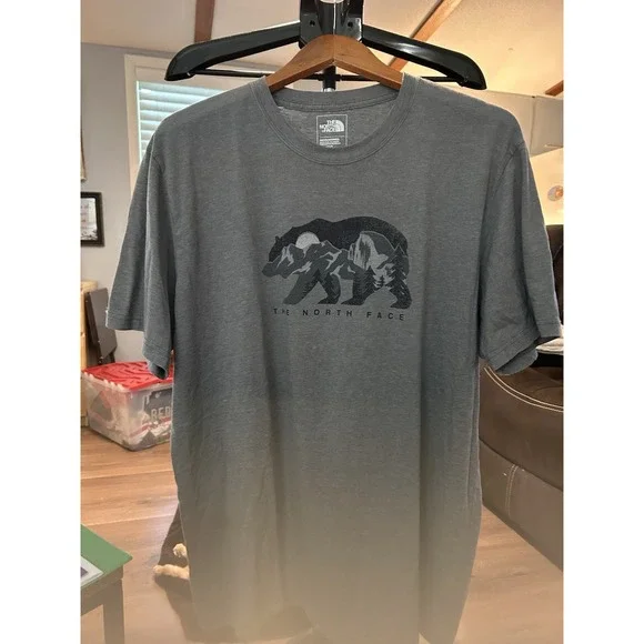 Northface‎ T-shirt XL Dk Gray Outdoor Life