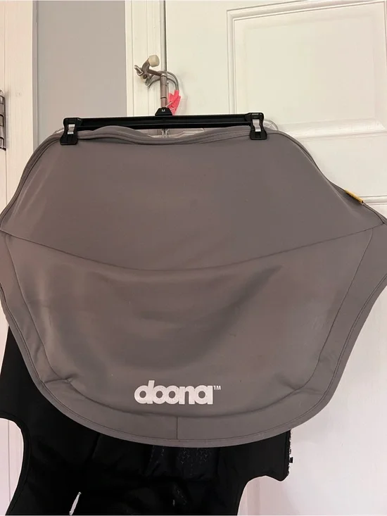 Doona Grey Infant Car Seat Canopy and Extra Seat Cover