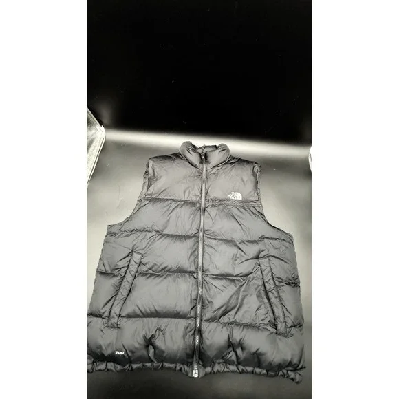 The North Face Nuptse 700 Puffer Vest Mens Large Black Sleeveless XXL
