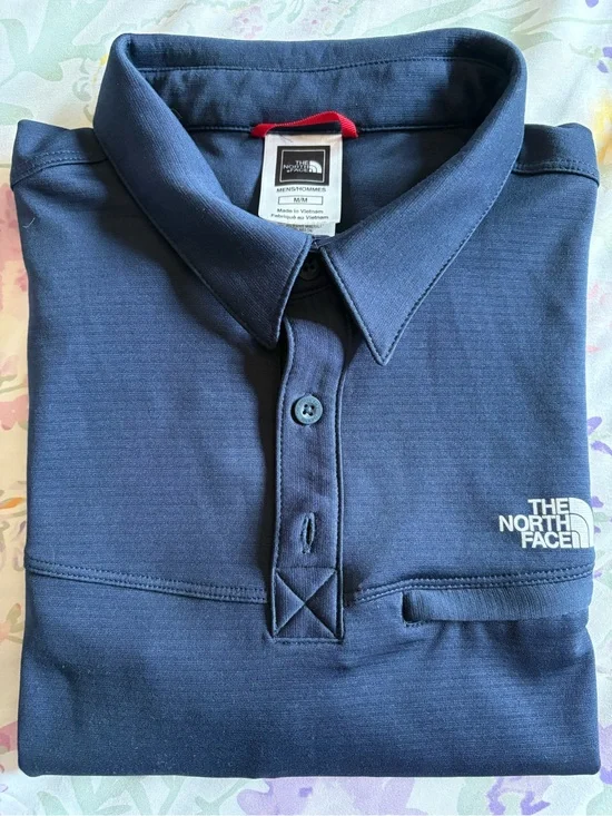 The North Face Men's Navy Blue Polo Shirt