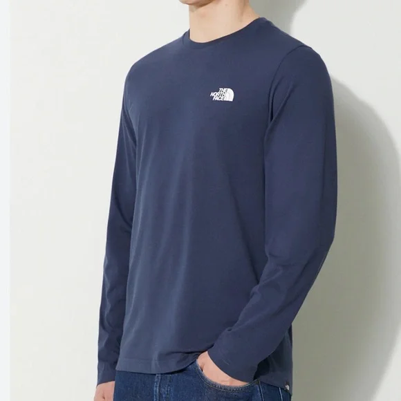 The North Face Men's Navy Polar Fleece Crew Size Large