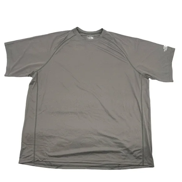 The North Face Mens Performance T-Shirt XXL Gray Good