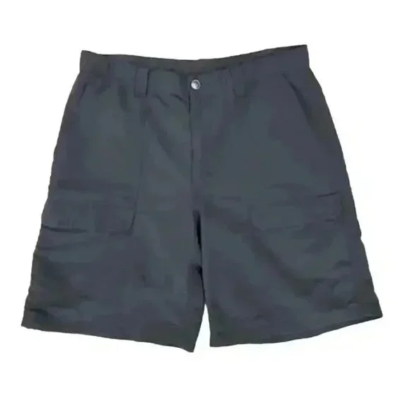 The North Face Men's Charcoal Nylon Cargo Shorts