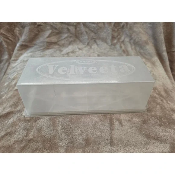 Kraft Velveeta Cheese Storage Container Reusable Plastic Keeper with Lid USA
