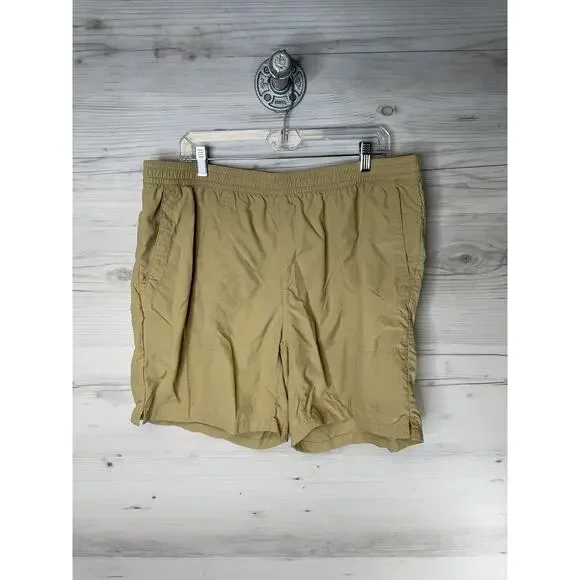 The‎ North Face Shorts Mens XL Khaki Class V Pull-On Swim Trunk Nylon