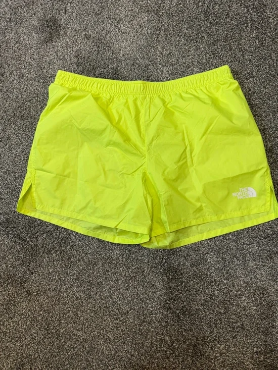 The North Face High-Visibility Yellow Athletic Shorts