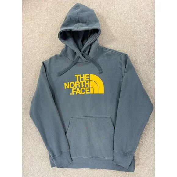The North Face Half Dome Screened Midweight Hoodie Sweatshirt (Men's Large) Blue