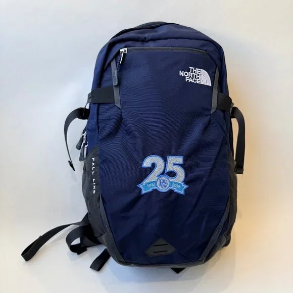 The North Face Fall Line Backpack – Navy/Gray – Customed Embroidery