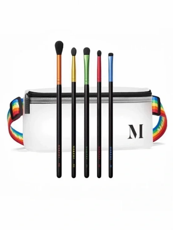 Morphe  Made With Pride Brush Set With Pride Belt Bag