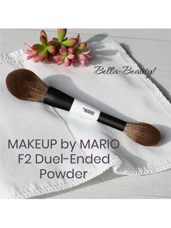 MAKEUP by MARIO F2 F2 DUAL-ENDED POWDER BRUSH   ~NEW~