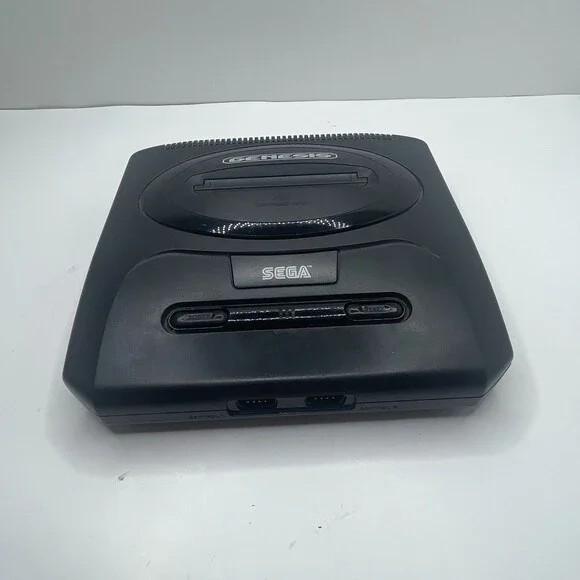 Black Sega Genesis Model 2 MK-1631 16-Bit Retro System Console Only