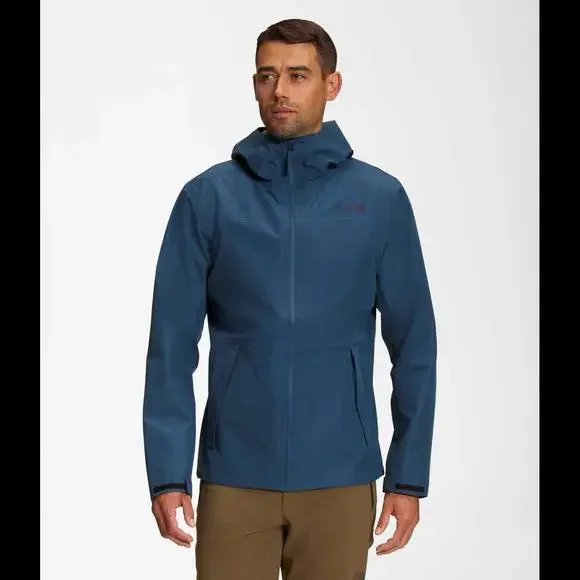 The North Face‎ Dryzzle Rain Jacket Mens Sz S Blue Waterproof Outdoor
