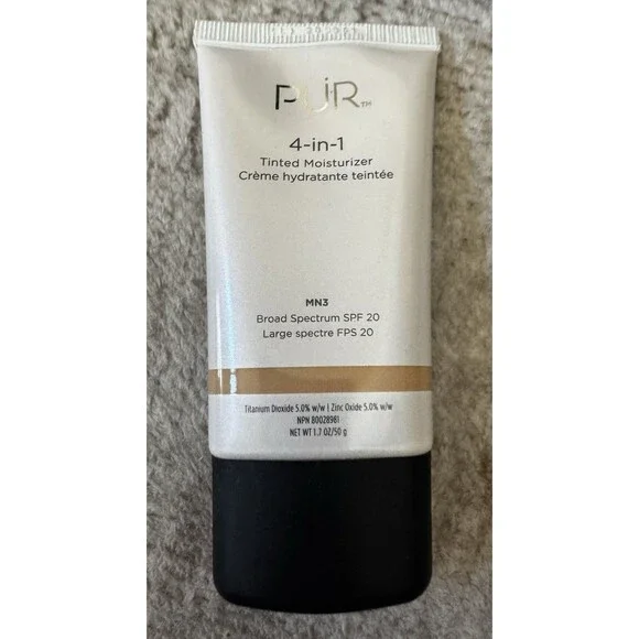 NWOB PUR 4-In-1 Tinted Moisturizer MN3 Linen / Buff by Pur Minerals for  1.7oz