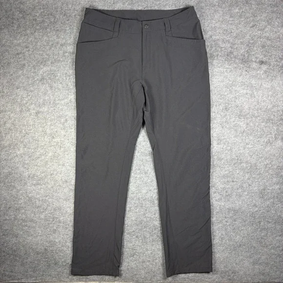 The North Face Mens Gray Straight Leg Hiking Outdoor Pants 34 Regular NF0A3S4F
