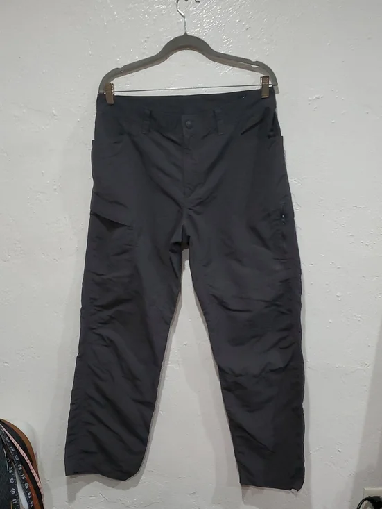 The North Face Dark Grey Men's Cargo Pants Outdoor Utility Size 34
