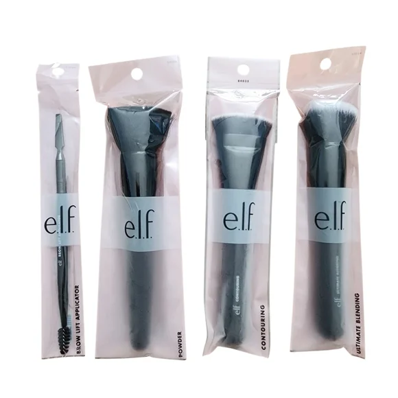 4 e.l.f. Makeup Brushes Contouring Ultimate Blending Powder Brow Lift