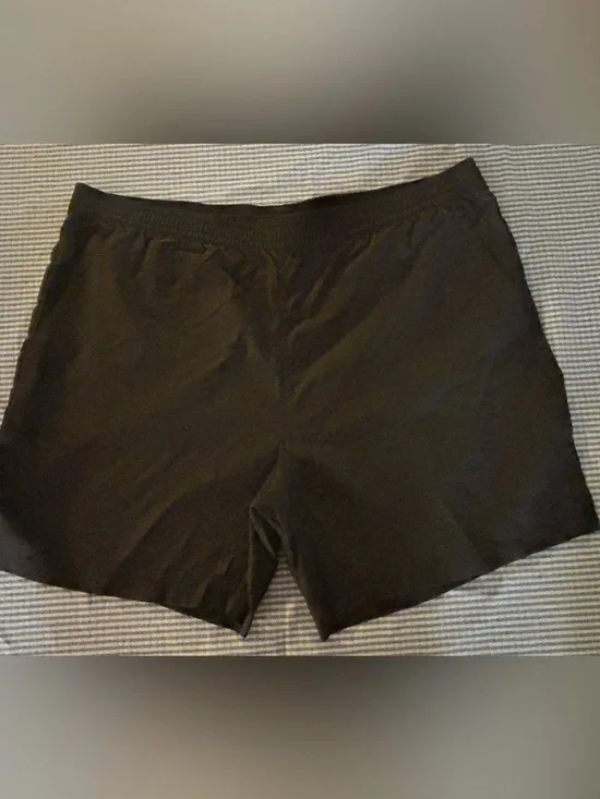 The North Face Men’s Shorts Drawstring Zipper Back Pocket Black/Dark Grey Sz XXL